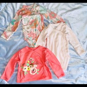 Baby Girl bodysuit long sleeve preowned